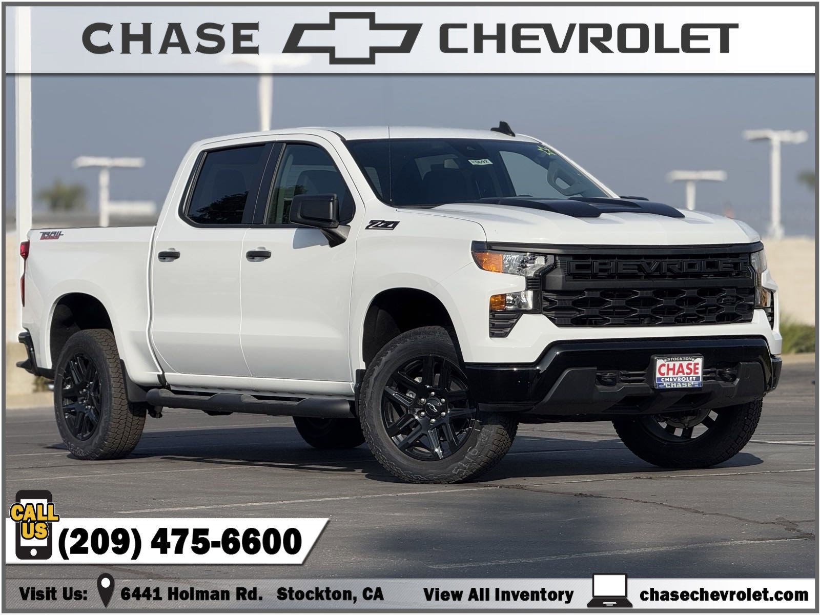 New 2024 Chevrolet Silverado 1500 Custom Trail Boss w/ Turbomax Blackout Package