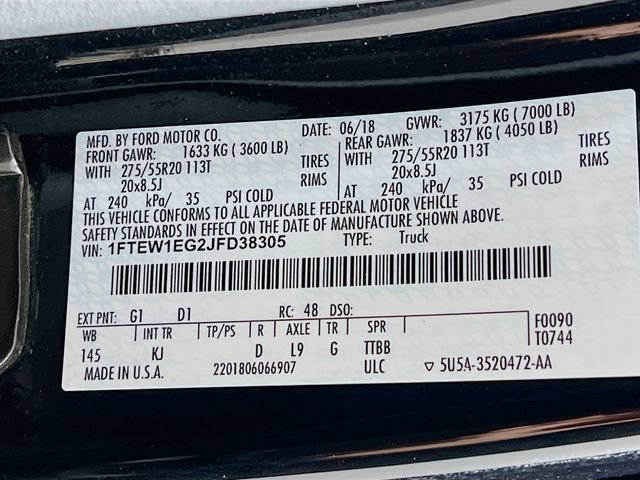 Used 2018 Ford F150 King Ranch w/ Equipment Group 601A Luxury AWD/4WD image 31
