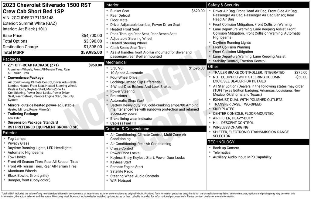 Used 2023 Chevrolet Silverado 1500 RST w/ Z71 Off-Road Package image 6