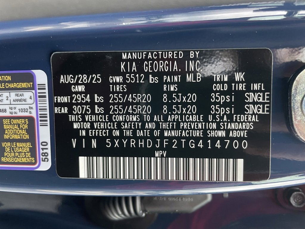 New 2026 Kia Sorento X-Line EX image 38