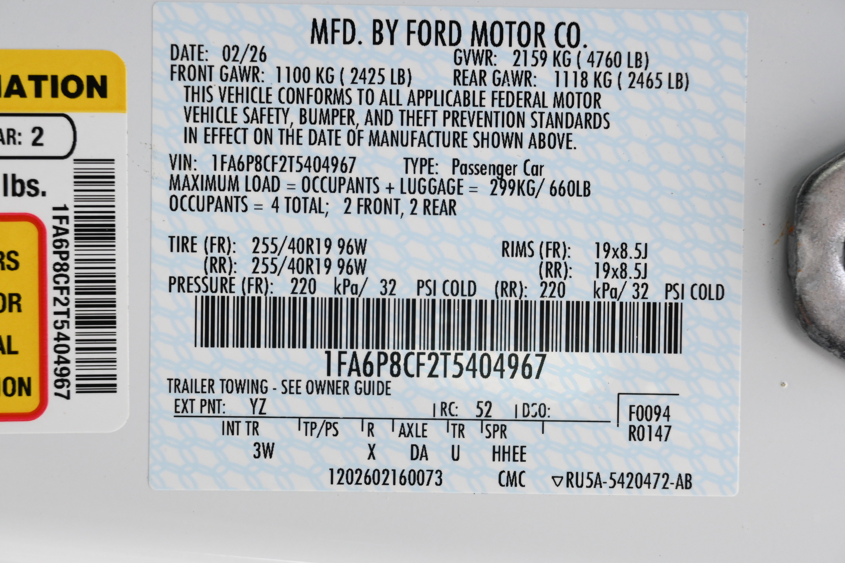 New 2026 Ford Mustang GT Premium w/ Mustang Nite Pony Package image 13