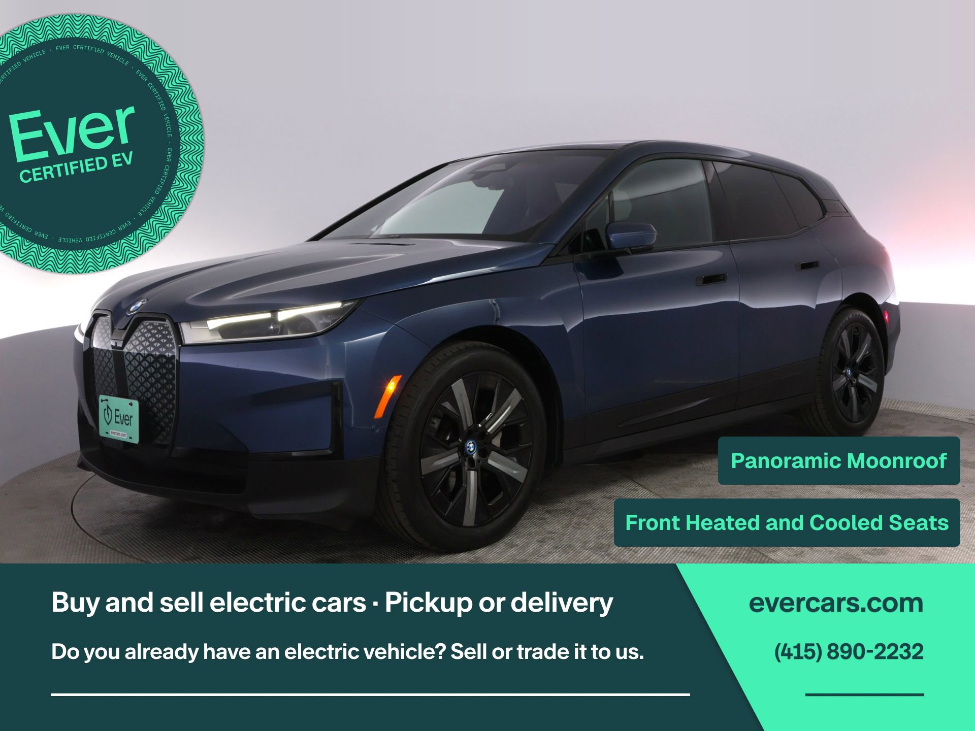 Used 2022 BMW iX xDrive50 w/ Premium Package AWD/4WD image 1
