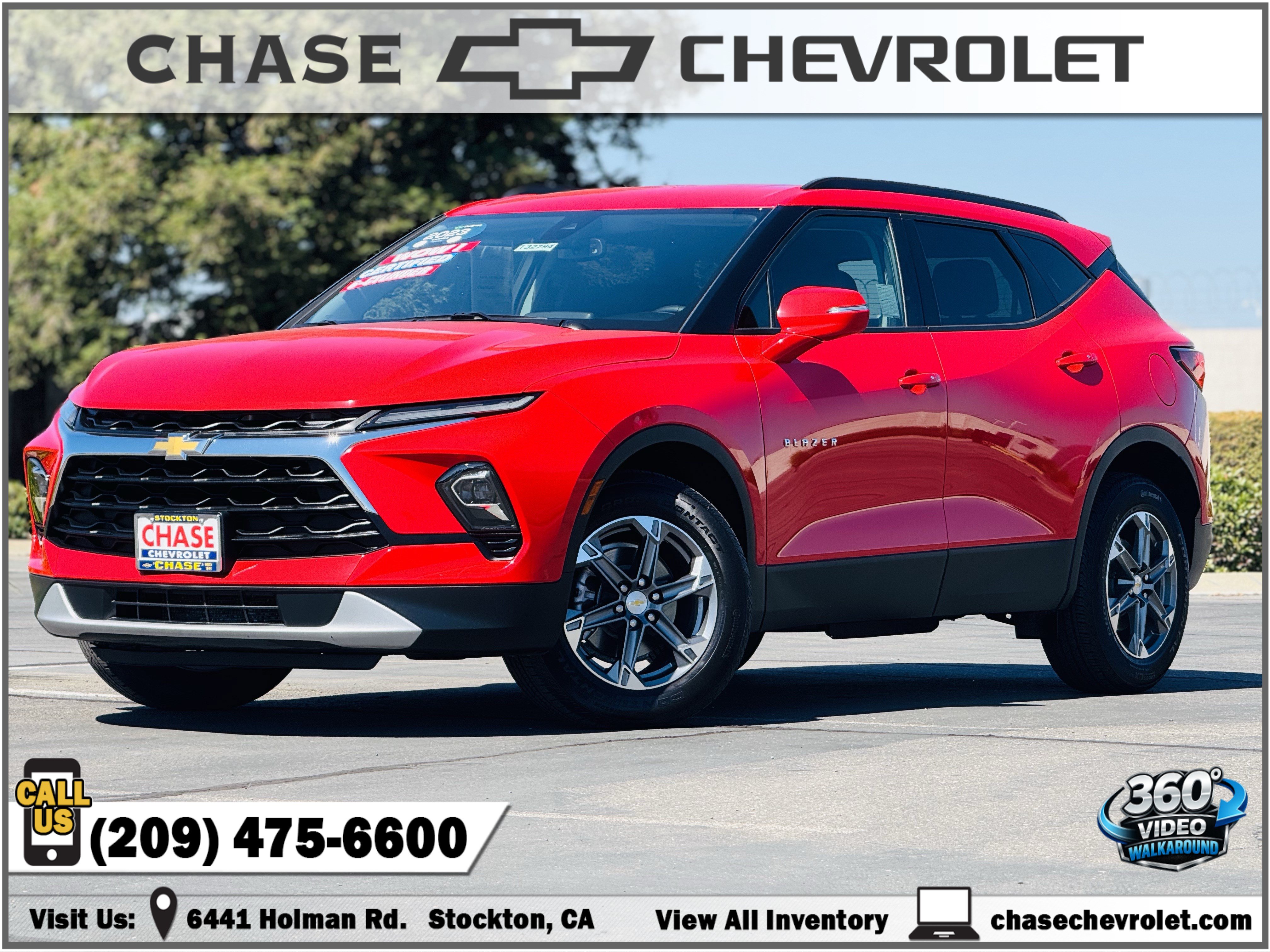 Certified 2023 Chevrolet Blazer LT w/ LPO, Cargo Package