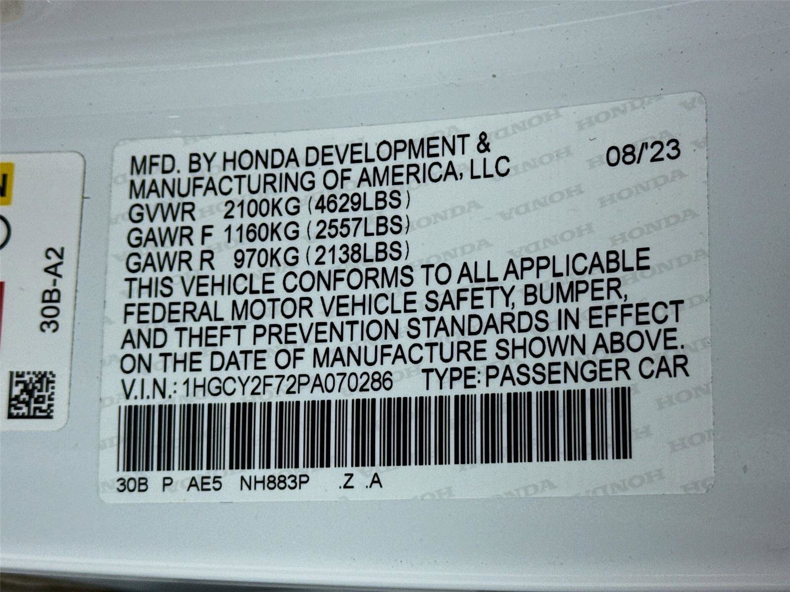 Used 2023 Honda Accord Sport image 23