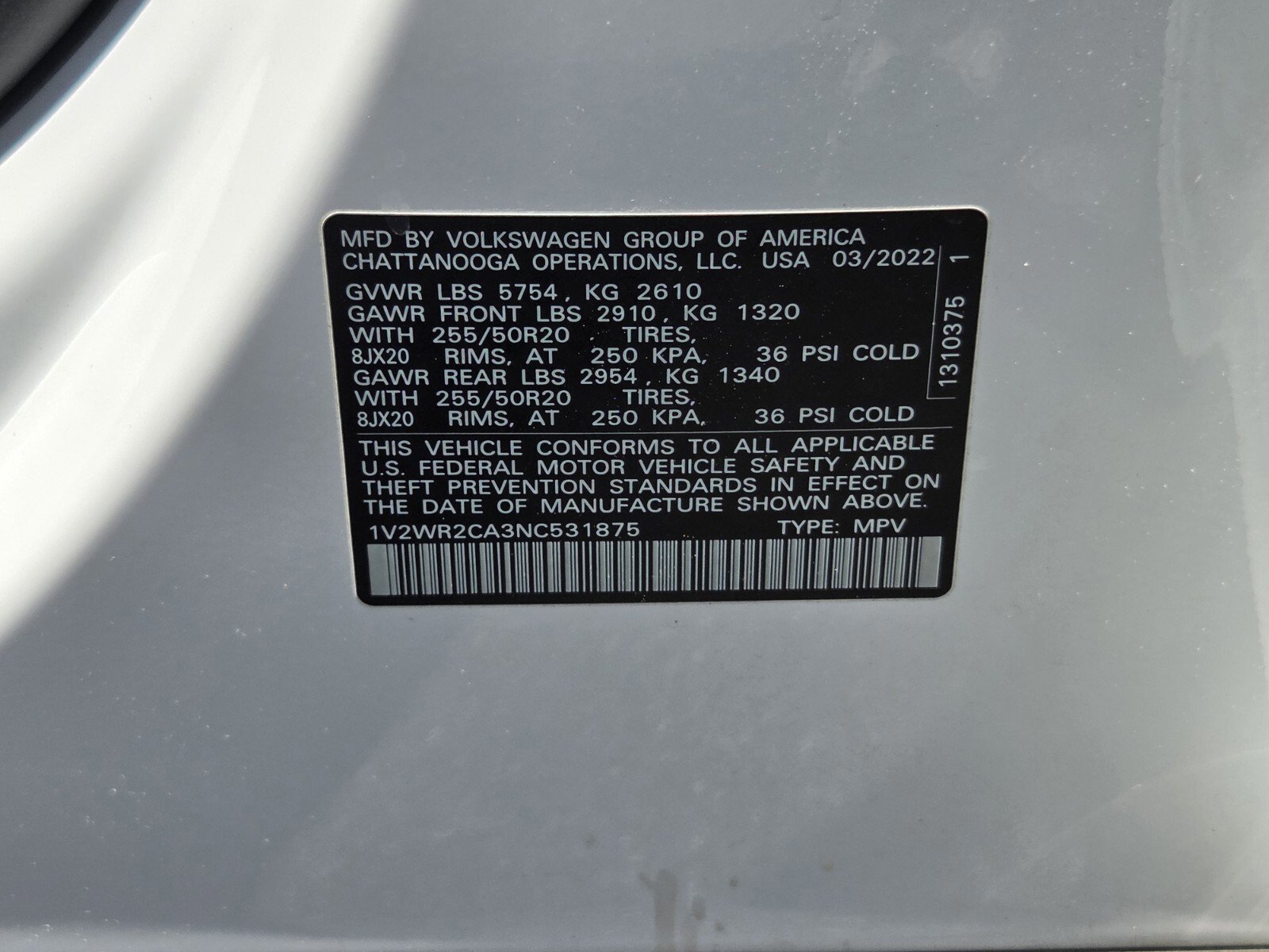Used 2022 Volkswagen Atlas SE FWD image 30