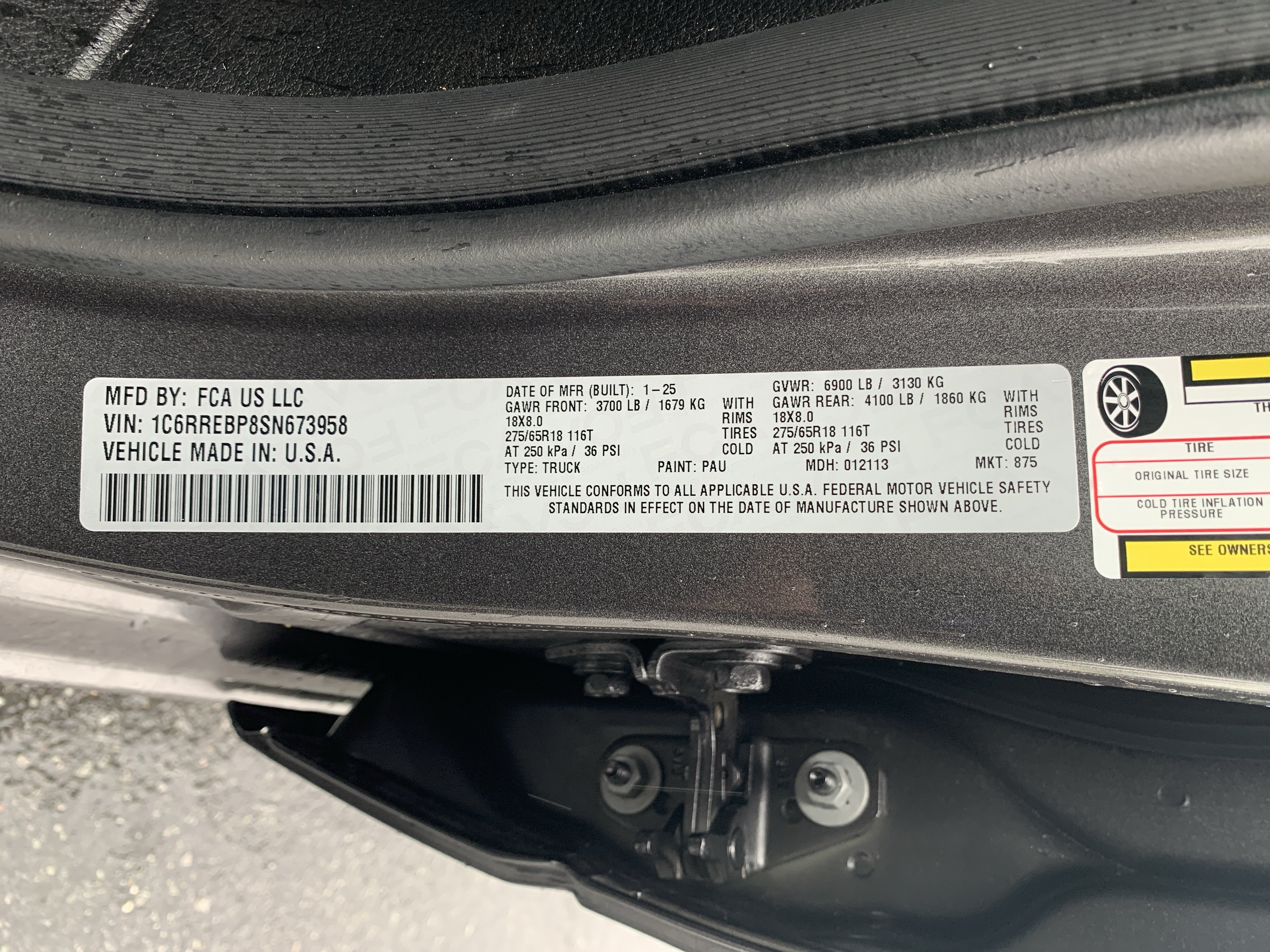 Certified 2025 RAM 1500 Big Horn RWD image 33