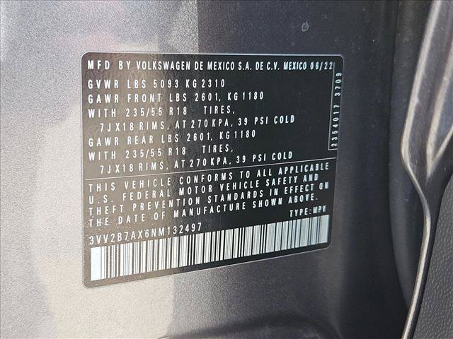 Used 2022 Volkswagen Tiguan SE AWD/4WD image 25