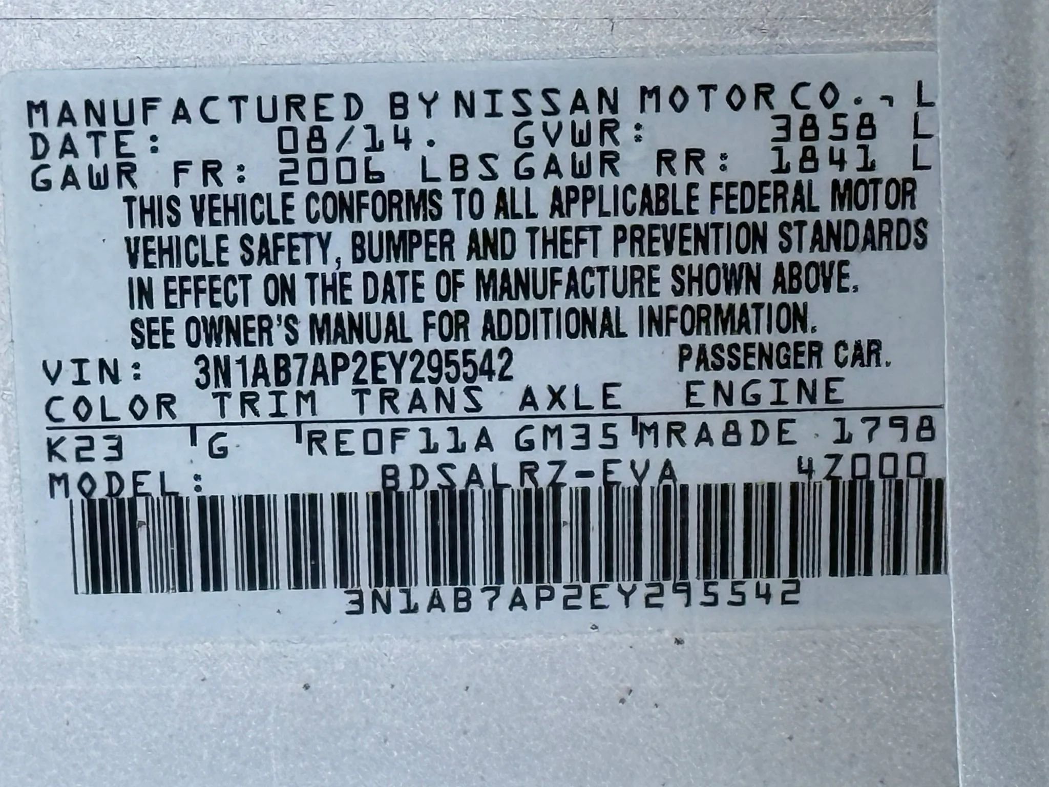 Used 2014 Nissan Sentra SR w/ SR Driver Package FWD image 31