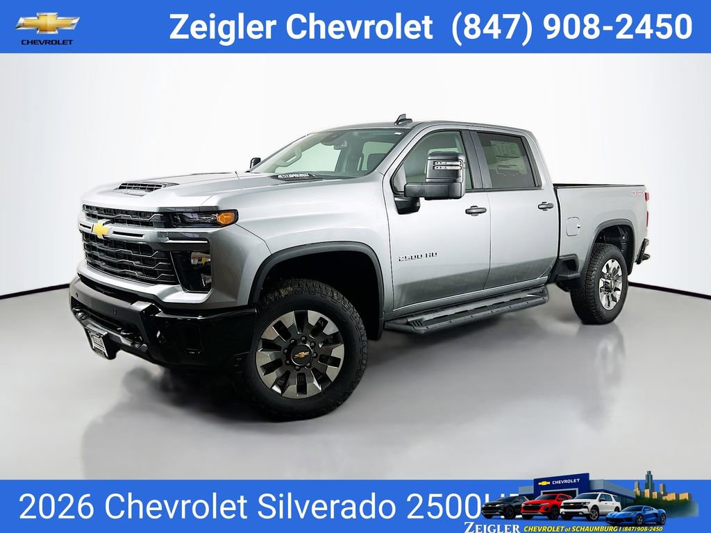 New 2026 Chevrolet Silverado 2500 Custom w/ Custom Value Package