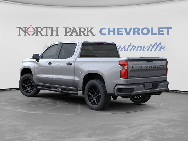 New 2026 Chevrolet Silverado 1500 Custom w/ Turbomax Blackout Package RWD image 3