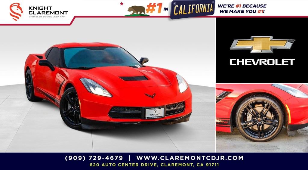 Used 2016 Chevrolet Corvette Stingray Coupe w/ Carbon Flash Badge Package image 1