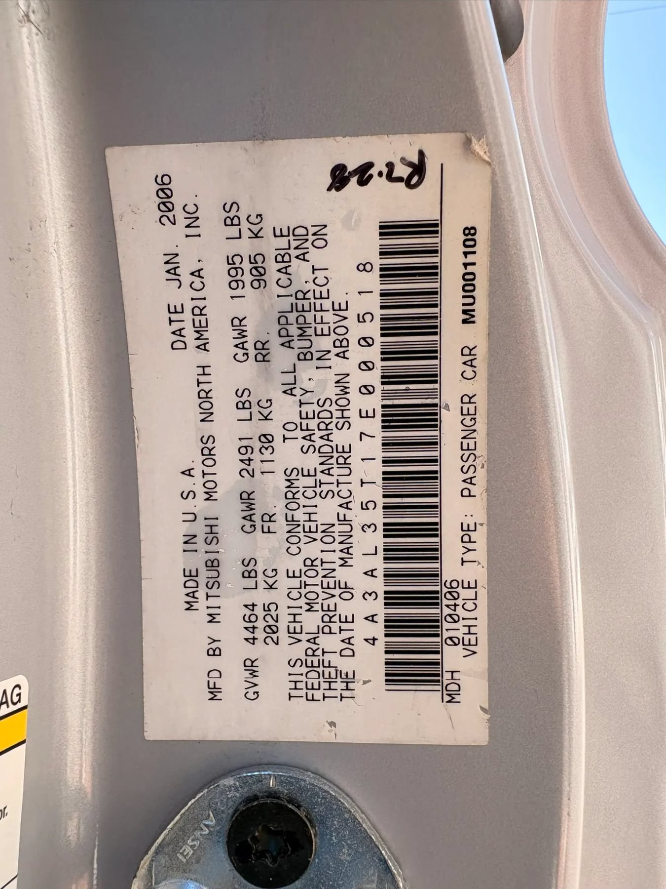 Used 2007 Mitsubishi Eclipse GT FWD image 26