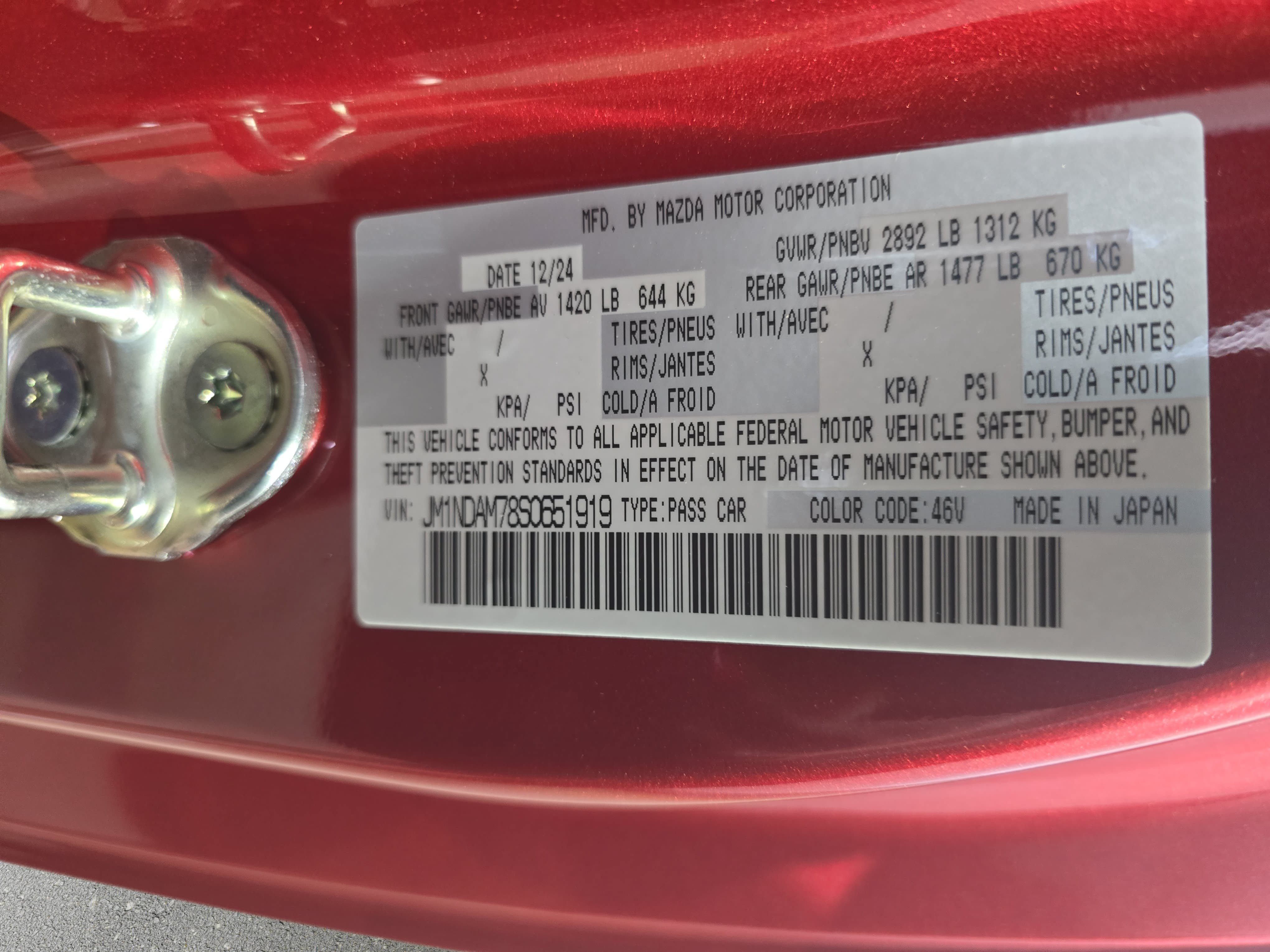 Used 2025 MAZDA MX-5 Miata RF Grand Touring RWD image 30