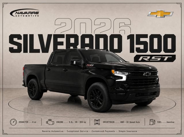 New 2026 Chevrolet Silverado 1500 RST w/ Safety Package
