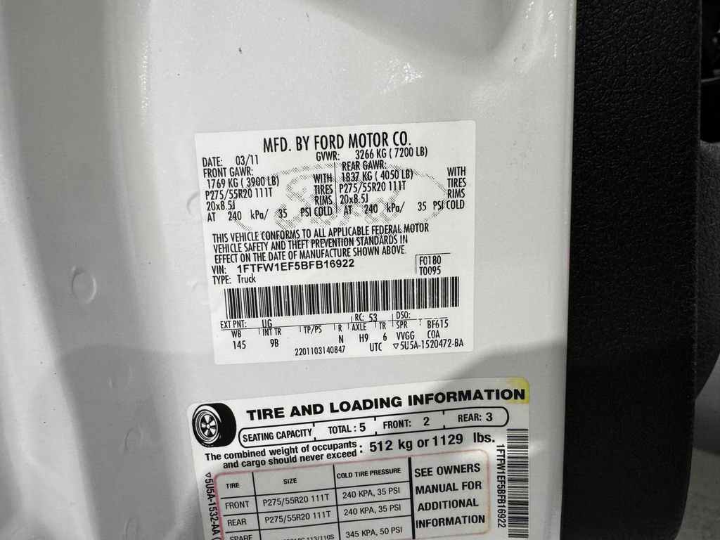 Used 2011 Ford F150 Platinum AWD/4WD image 47