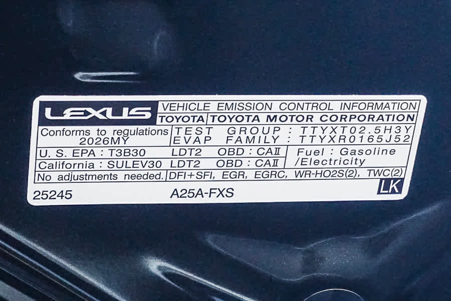 New 2026 Lexus RX 450h AWD image 40