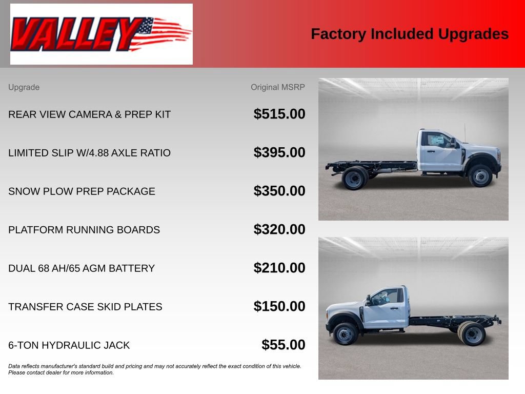 New 2026 Ford F550 4x4 Regular Cab Super Duty w/ Snow Plow Prep Package image 5