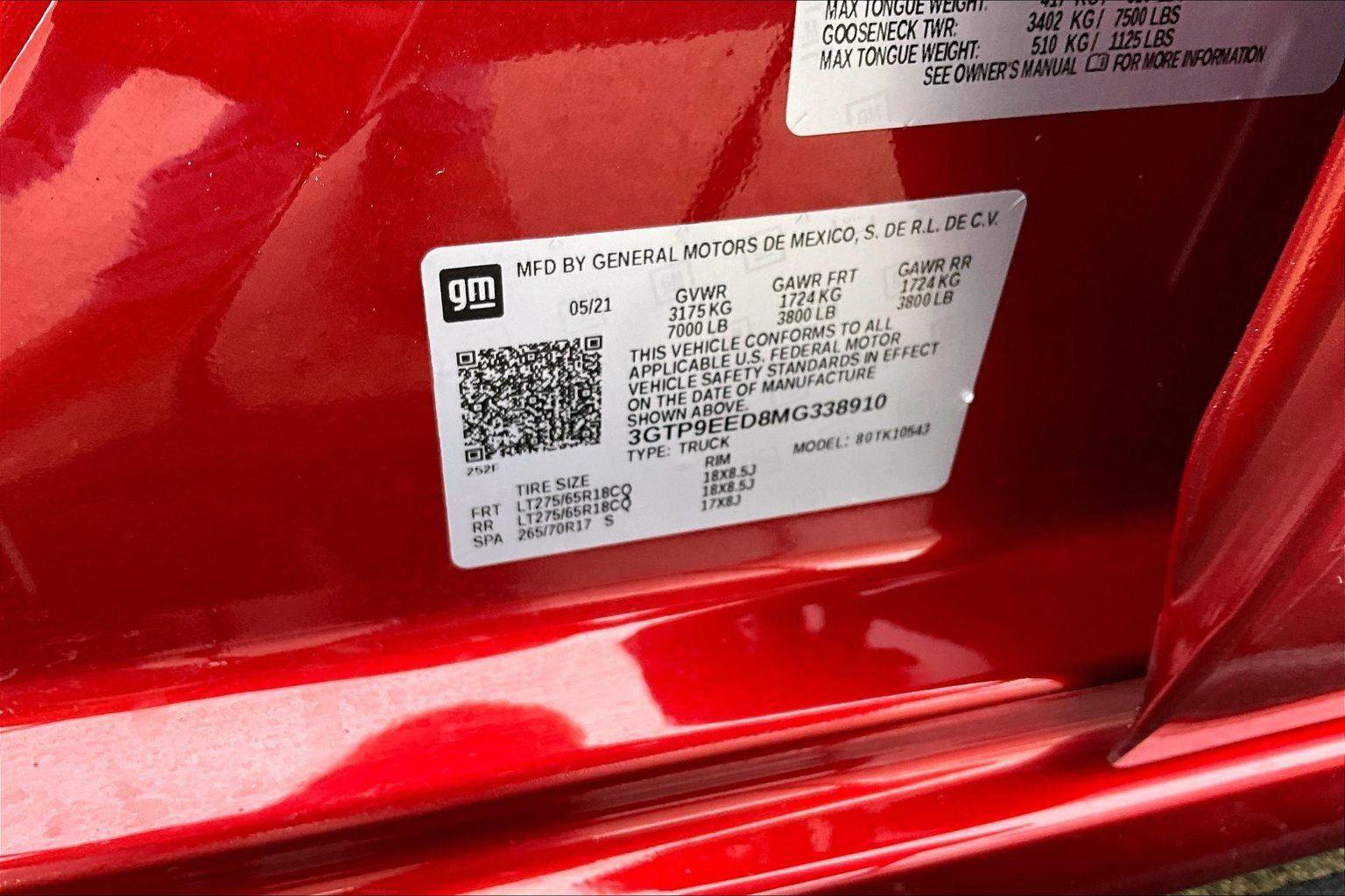 Used 2021 GMC Sierra 1500 AT4 w/ AT4 Value Package image 36