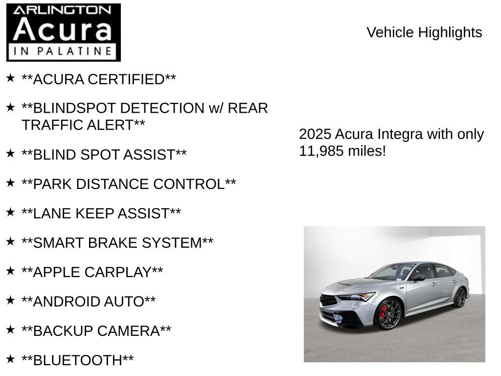 Certified 2025 Acura Integra Type S image 7