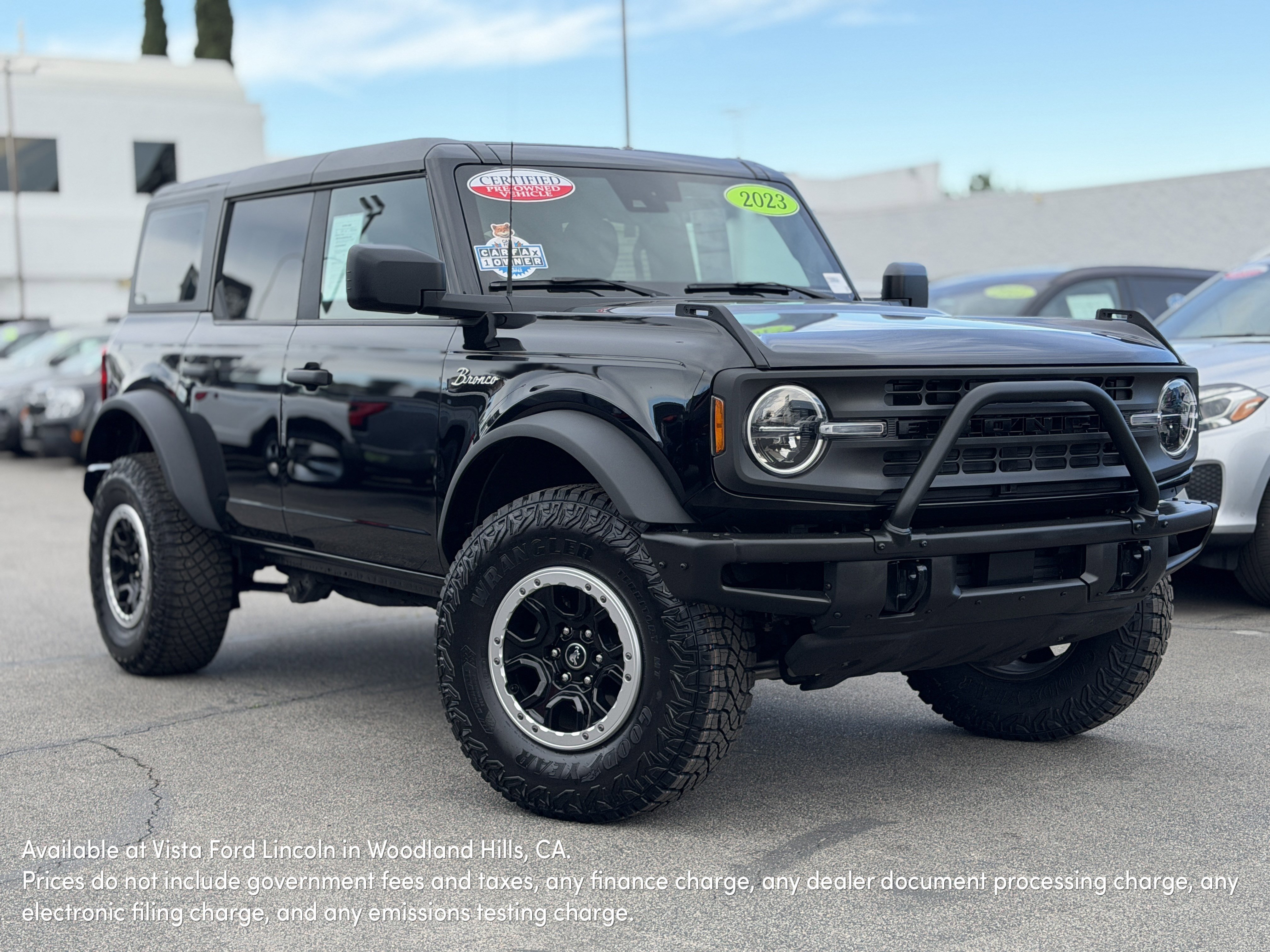 Certified 2023 Ford Bronco 4-Door w/ Sasquatch Package