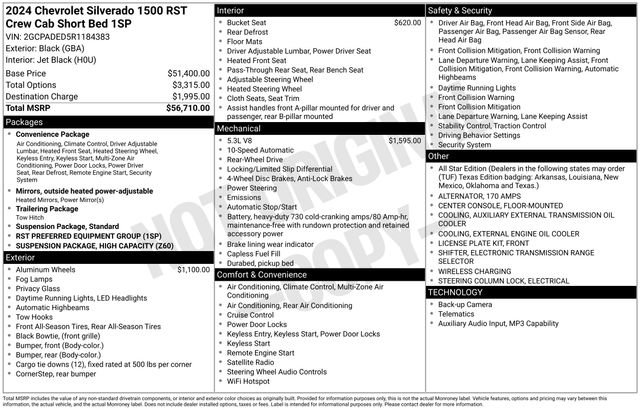 Used 2024 Chevrolet Silverado 1500 RST RWD image 7