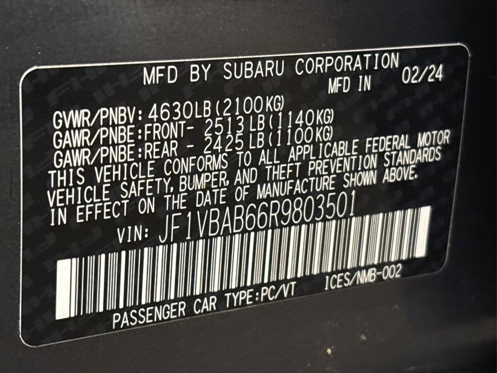 Used 2024 Subaru WRX image 16