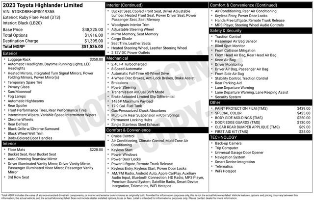 Used 2023 Toyota Highlander Limited image 12