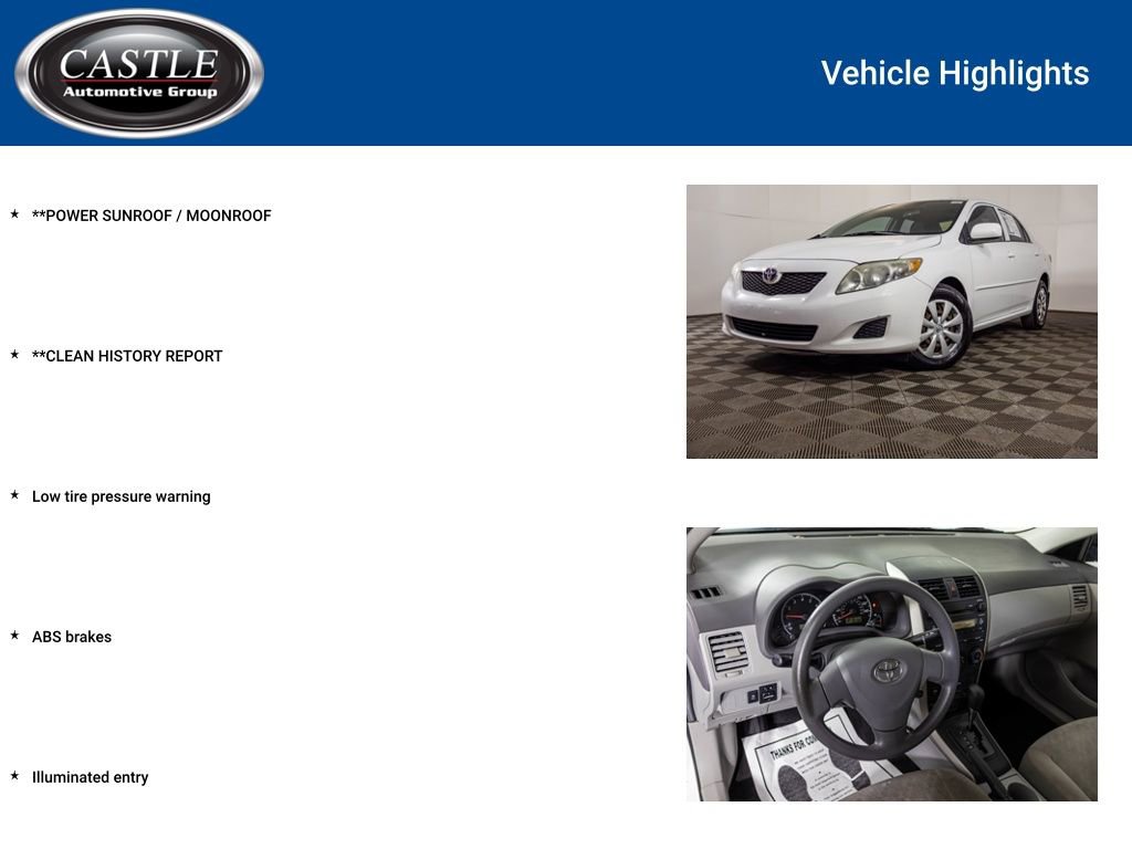 Used 2009 Toyota Corolla LE FWD image 3