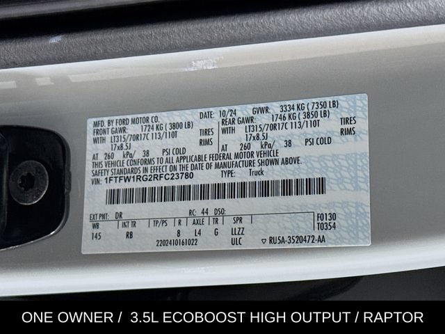 Used 2024 Ford F150 Raptor AWD/4WD image 32
