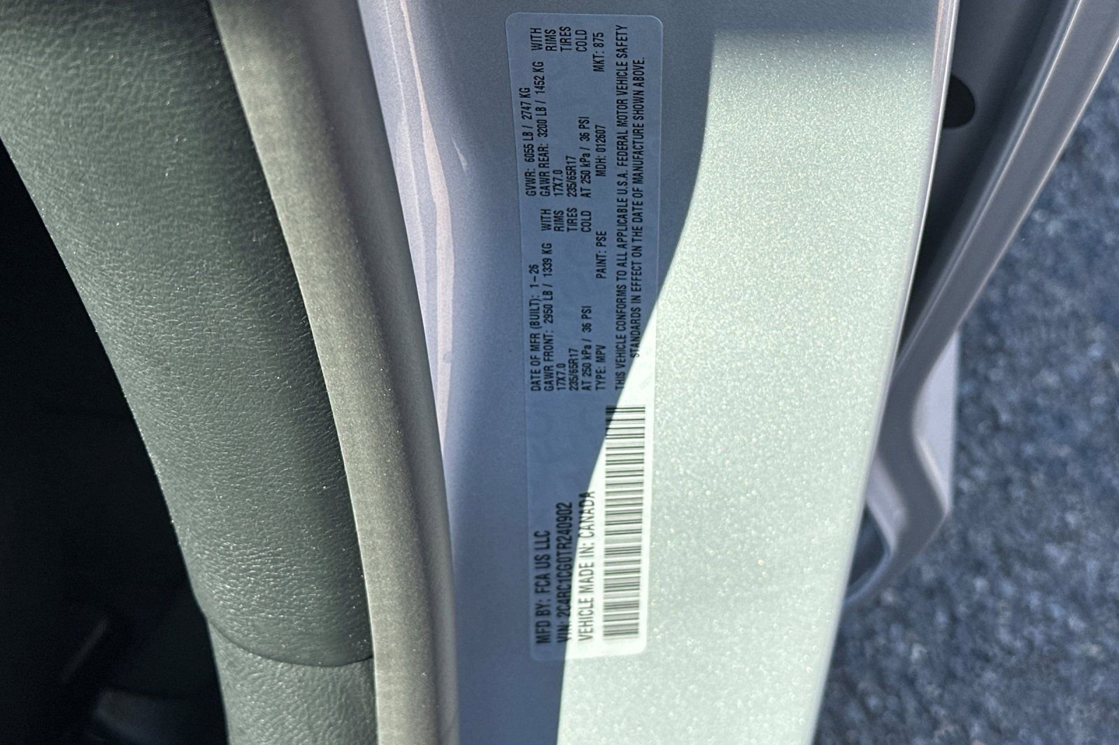 New 2026 Chrysler Voyager LX FWD image 23