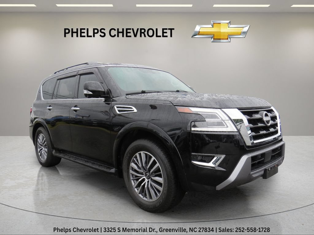 Used 2023 Nissan Armada SL w/ Captain's Chairs Package RWD image 3