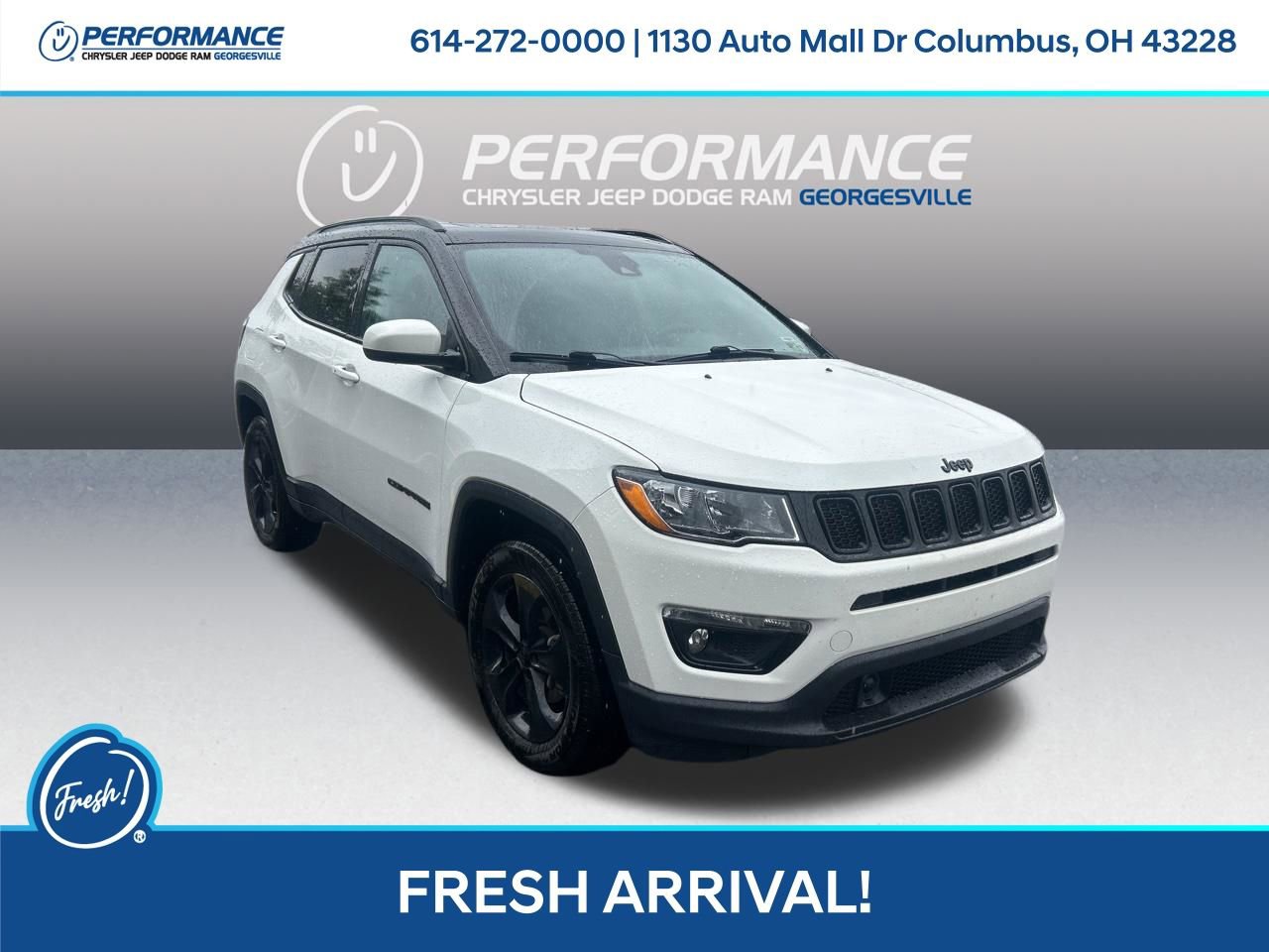 Used 2021 Jeep Compass Latitude w/ Sun and Sound Group AWD/4WD image 1