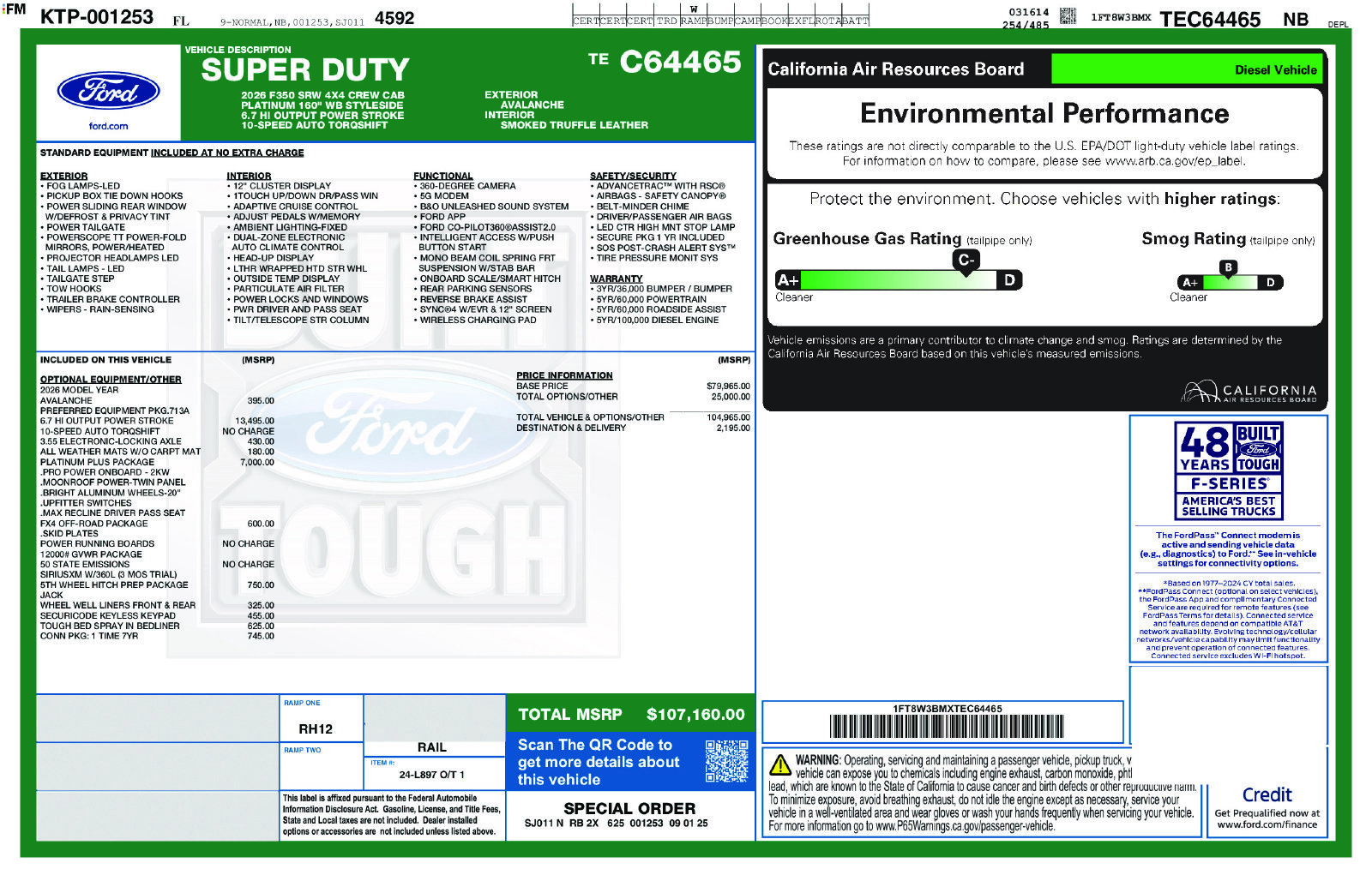 Certified 2026 Ford F350 Platinum w/ Platinum Plus Package AWD/4WD image 38