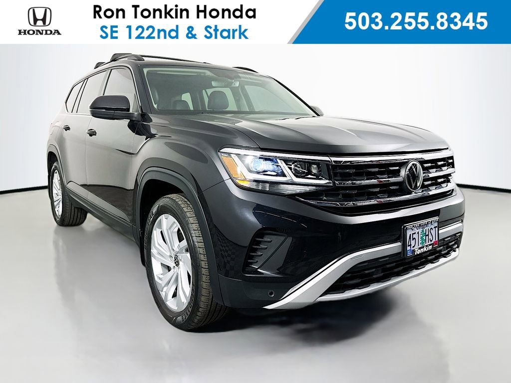 Used 2021 Volkswagen Atlas SE w/ Panoramic Sunroof Package image 1