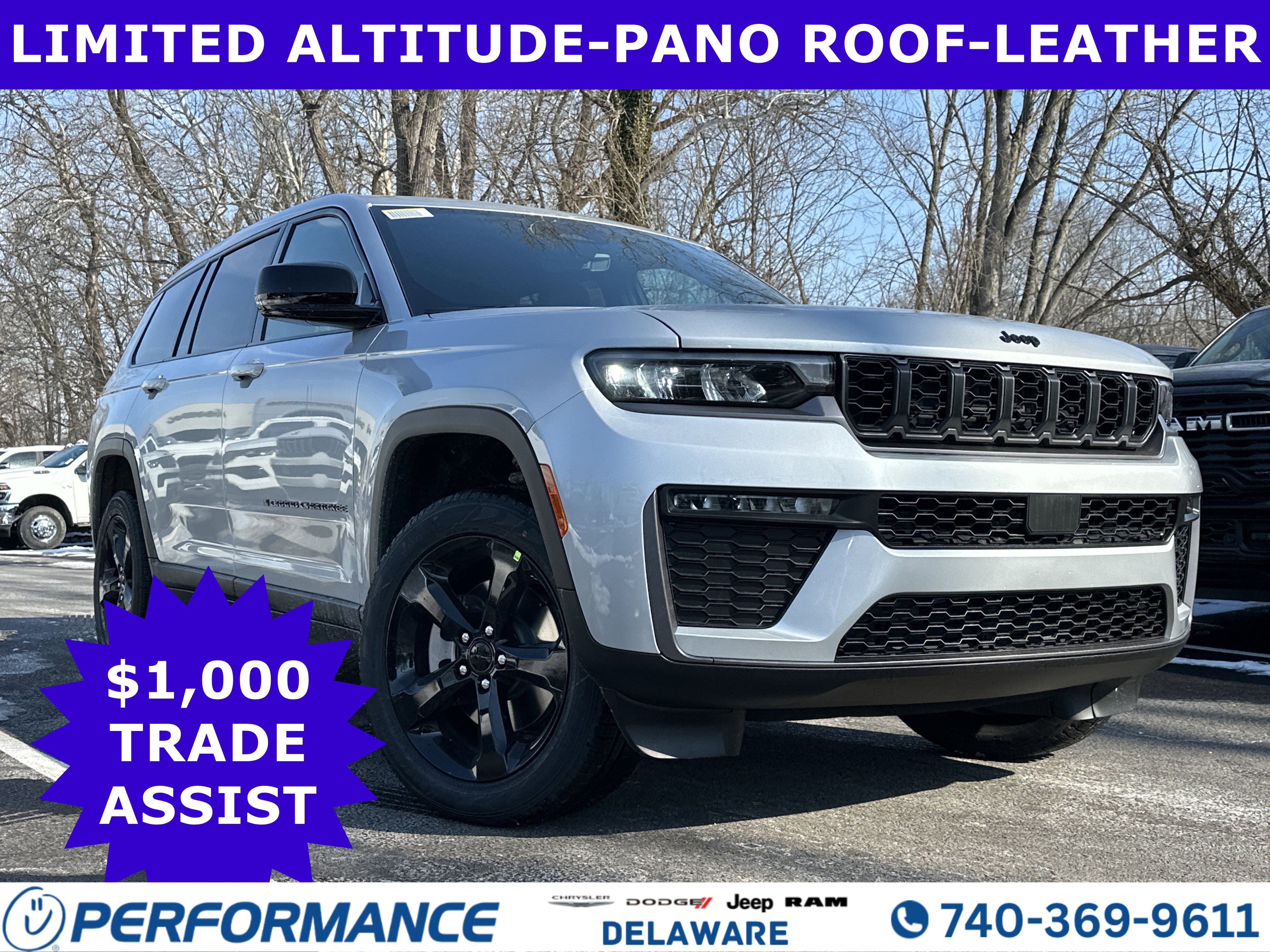 New 2026 Jeep Grand Cherokee L Limited w/ Limited Altitude Package