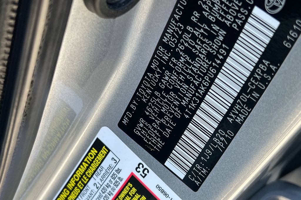 Certified 2023 Toyota Camry XSE w/ Navigation Package FWD image 28
