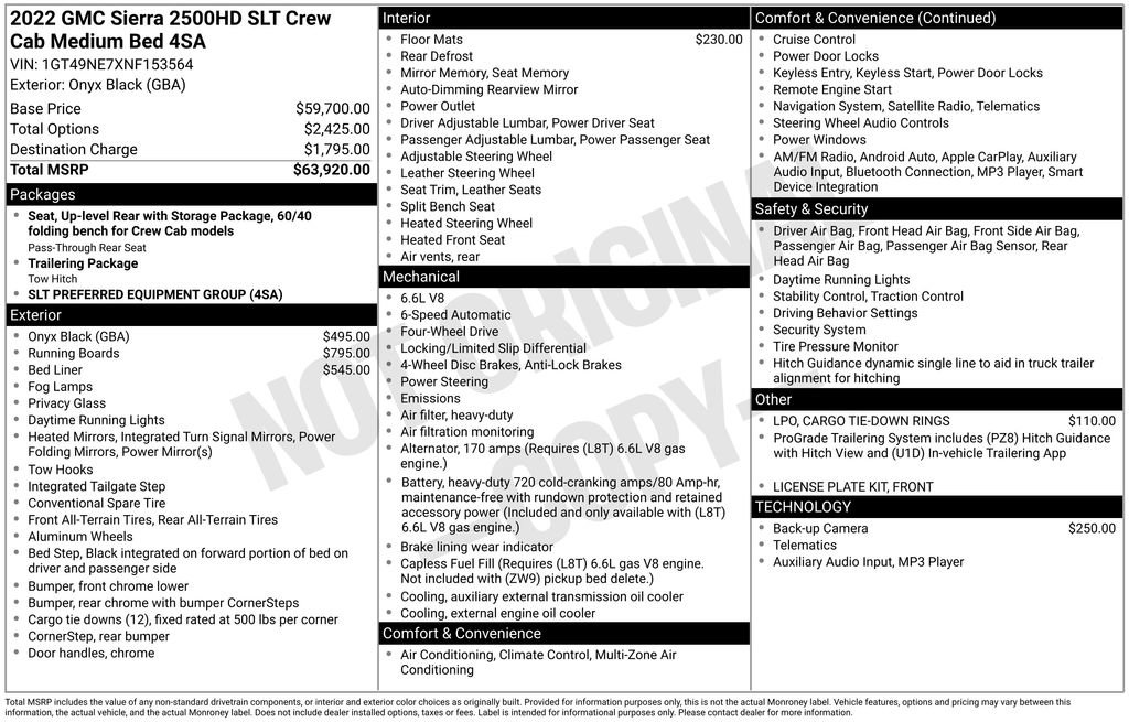 Used 2022 GMC Sierra 2500 SLT image 2