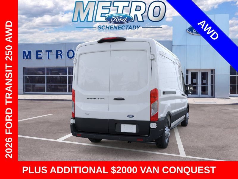 New 2026 Ford Transit 250 148 Medium Roof Extended AWD w/ Load Area Protection Package image 8