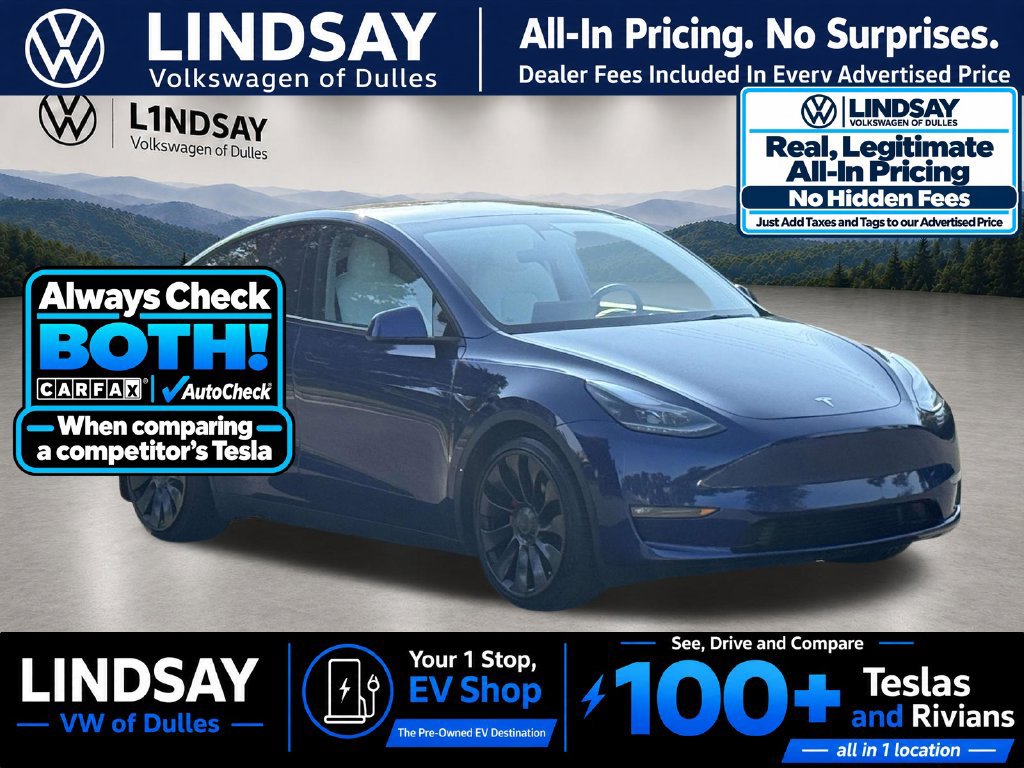 Used 2021 Tesla Model Y Performance AWD/4WD image 1