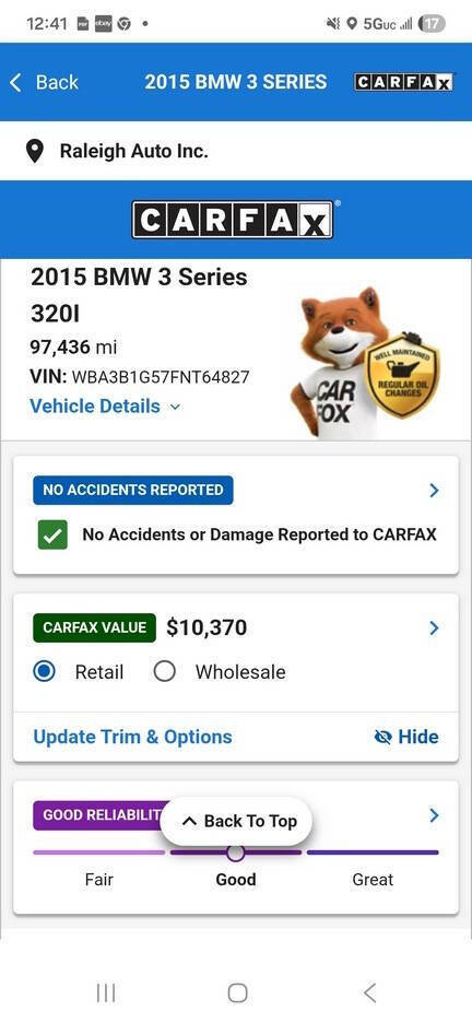 Used 2015 BMW 320i Sedan RWD image 69