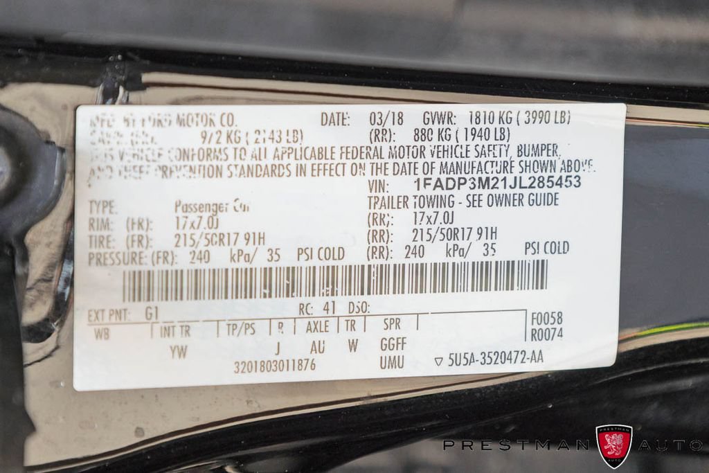 Used 2018 Ford Focus SEL w/ Cold Weather Package FWD image 38