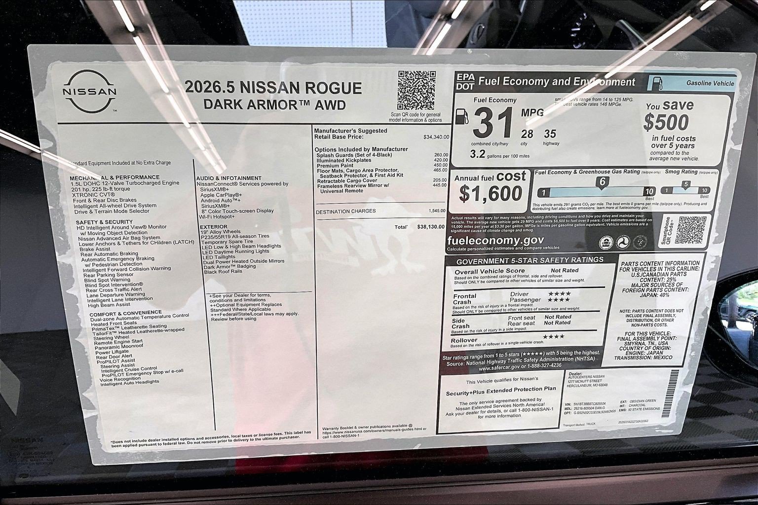 New 2026 Nissan Rogue Dark Armor AWD/4WD image 80