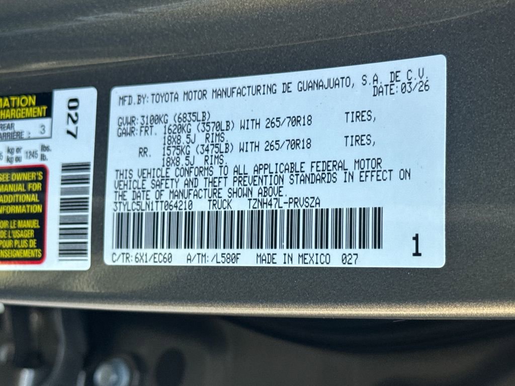 New 2026 Toyota Tacoma 4x4 Double Cab Hybrid image 52