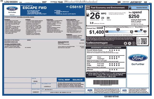 Used 2018 Ford Escape SE FWD image 8