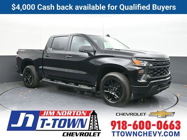 New 2026 Chevrolet Silverado 1500 Custom w/ LPO, Dark Essentials Package 360° Tour