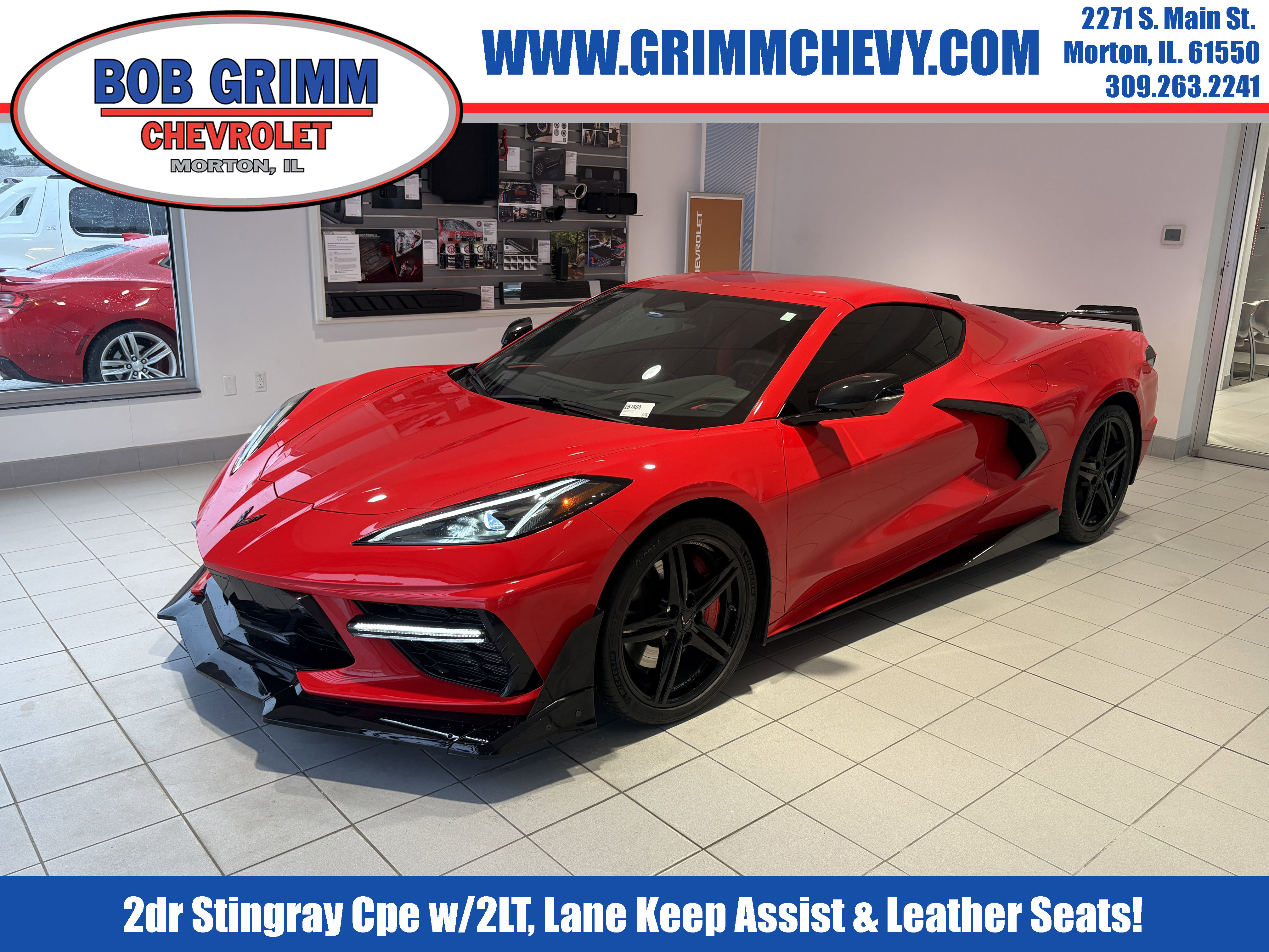Used 2024 Chevrolet Corvette Stingray Preferred Cpe w/ Z51 Performance Package