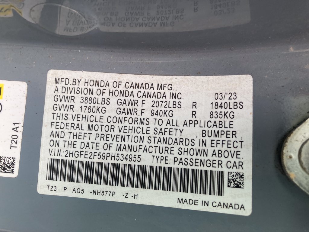 Used 2023 Honda Civic Sport image 37