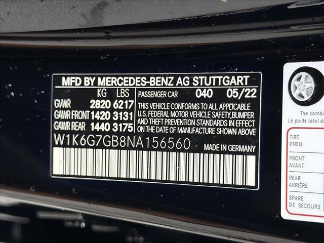 Used 2022 Mercedes-Benz S 580 4MATIC Sedan w/ AMG Line Package image 28