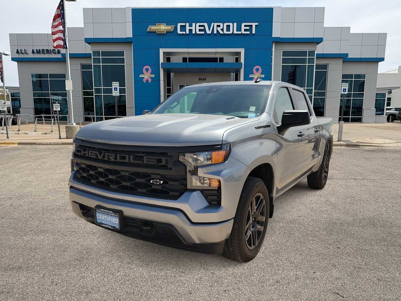 Used 2026 Chevrolet Silverado 1500 Custom w/ LPO, Dark Essentials Package RWD image 1