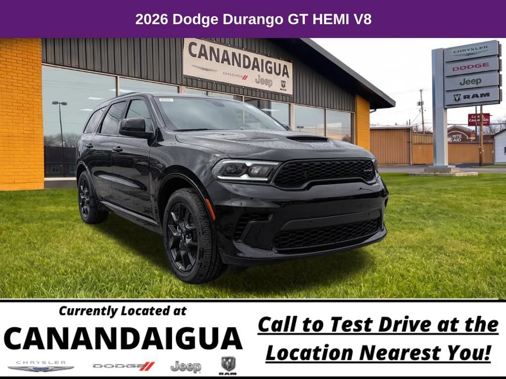 New 2026 Dodge Durango GT w/ Blacktop Package